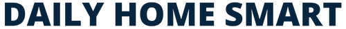 Logo of 'Daily Home Smart' with a blue text on a white background