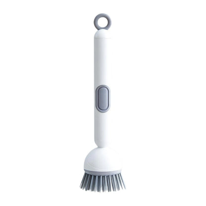 Long-Handled Rotating Pot Brush for Kitchen Use Pot Scrubber Oil-Resistant & Non-Scratch Multi-Purpose
